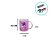 Caneca de Vidro - Mãe Amor Mais Lindo que Existe - 320ml - 1 unidade - Rizzo - Imagem 4