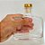 Frasco para Perfumaria de Vidro Retangular - Dublin Transparente com Rolha Dourada - 200ml - 1 unidade - Rizzo - Imagem 3