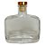Frasco para Perfumaria de Vidro Retangular - Dublin Transparente com Rolha Dourada - 200ml - 1 unidade - Rizzo - Imagem 5