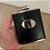 Cantil Inox com Couro Preto de Bolso para Whisky - Modelo 2 - 175ml - 1 unidade - Rizzo - Imagem 3