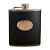 Cantil Inox com Couro Preto de Bolso para Whisky - Modelo 2 - 175ml - 1 unidade - Rizzo - Imagem 5