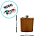 Cantil Inox com Couro Claro de Bolso para Whisky - Modelo 4 - 175ml - 1 unidade - Rizzo - Imagem 4