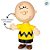 Boneco Charlie Brown de Vinil - 20cm - 1 unidade - Rizzo - Imagem 4