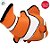 Boneco Nemo Articulado de Vinil - 15cm  - 1 unidade - Disney Original - Rizzo - Imagem 5