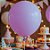 Balão de Festa Redondo Profissional Látex Liso - Lilas Vintage - 1 unidade - FestBall - Rizzo - Imagem 3