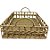 Cesto Decorativo Maroa Fibra Natural - Tamanho Grande - 35x26x8cm - 1 unidade - Rizzo - Imagem 5