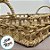Cesto Decorativo Maroa Fibra Natural - Tamanho Pequeno - 29,5x20x6cm - 1 unidade - Rizzo - Imagem 2