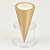 Kit Cone Metalizado Com Etiqueta - Creme - 10x15cm - 50 unidades - Cromus - Rizzo - Imagem 1