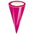 Kit Cone Metalizado Com Etiqueta - Pink - 10x15cm - 50 unidades - Cromus - Rizzo - Imagem 4