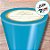 Kit Cone Metalizado Com Etiqueta - Azul - 10x15cm - 50 unidades - Cromus - Rizzo - Imagem 2