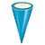 Kit Cone Metalizado Com Etiqueta - Azul - 10x15cm - 50 unidades - Cromus - Rizzo - Imagem 4