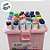 Kit Canetinhas Marcadores Para Colorir Com Maleta Rosa - 36 unidades - Rizzo - Imagem 2