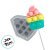 Molde de Silicone Pirulito Fidget 6cm Cupcake - Ref. 691 - 1 unidade - Flexarte - Rizzo - Imagem 3