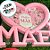 Porta Retrato Mãe com Moldura de Coração - Rosa - 1 unidade - Rizzo - Imagem 3