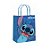 Sacola de Papel - Stitch - G 32x26,5x13cm - 10 unidades - Disney Original - Rizzo - Imagem 1