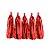 Varal de Pompons Metalizado - Vermelho - 25x35 / 2m - 1 unidade - Rizzo - Imagem 1