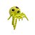 Brinquedo Cute Spider - Amarelo - 1 unidade - Rizzo - Imagem 1