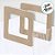 Sacola Transparente PVC Com Alça Retangular Couro Bege - 25x22x12cm - 1 unidade - Cromus - Rizzo - Imagem 2