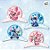Decoração de Mesa - Chá Revelação Stitch e Angel - 4 unidades - Disney Original - Rizzo - Imagem 1