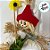 Espeto para Jardim Espantalho Pequeno de Festa Junina - Vermelho - 18x6cm - 1 unidade - Rizzo - Imagem 2