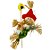 Espeto para Jardim Espantalho Pequeno de Festa Junina - Vermelho - 18x6cm - 1 unidade - Rizzo - Imagem 3