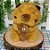 Capivara De Pelúcia Com Urso Filhote - 19,5cm - 1 unidade - Rizzo - Imagem 1