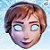 Máscara de EVA - Anna - Frozen 2 - 1 unidade - Disney Original - Rizzo - Imagem 1