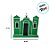 Igreja em MDF De Festa Junina - Verde - 21x20cm - 1 unidade - Rizzo - Imagem 2