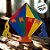 Balão São João em MDF De Festa Junina - Cores Vibrantes - 32x26cm - 1 unidade - Rizzo - Imagem 1