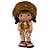 Menina em Feltro - Cangaceira Festa Junina - 13x31x7cm - 1 unidade - Rizzo - Imagem 3