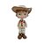 Menino em Feltro - Cangaço Festa Junina - 13x31x7cm - 1 unidade - Rizzo - Imagem 5
