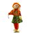 Espantalho Decorativo Com Base De Festa Junina - Laranja - 17,5x77cm - 1 unidade - Rizzo - Imagem 4
