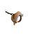 Chaveiro Lembrancinha Mini Chapéu Lampião - Claro - 4cm - 1 unidade - Rizzo - Imagem 1