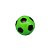 Brinquedo Mini Bola De Futebol de Espuma - Verde - 5cm - 1 unidade - Rizzo - Imagem 1