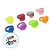 Brinquedo Mini Anel de Cristal Colorido - 1,5cm - 25 unidades - Rizzo - Imagem 3