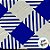 Forminhas para Doces 4 Pétalas Xadrez Azul - 30 unidades - Rizzo - Imagem 3