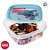 Pote de Plástico Quadrado - Stitch - 580ml - 14x14cm - 1 unidade - Disney Original - Rizzo - Imagem 2