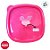 Pote com Válvula Quadrado - Minnie Rosa - 400ml - 13x13cm - 1 unidade - Disney Original - Rizzo - Imagem 2