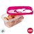 Pote com Válvula Retangular - Minnie Rosa - 150ml - 12x6cm - 1 unidade - Disney Original - Rizzo - Imagem 2