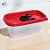Pote com Válvula Retangular - Mickey Mouse Vermelho - 150ml - 12x6cm - 1 unidade - Disney Original - Rizzo - Imagem 1