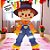 Espantalho Articulado de Festa Junina - 92cm - 1 unidade - Cromus - Rizzo - Imagem 5