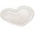 Bandeja Decorativa - Coração de Acrílico Pérola - Cristal - 20x19cm - 1 unidade - Rizzo - Rizzo - Imagem 4
