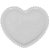 Bandeja Decorativa - Coração de Acrílico Pérola - Branco - 20x19cm - 1 unidade - Rizzo - Rizzo - Imagem 4