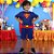 Fantasia Pop Infantil Super-Homem - Macacão Curto com Capa - M de 6 a 8 anos - 1 unidade - Rizzo - Imagem 5