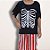 Fantasia Infantil Esqueleto Pirata - Conjunto com Camiseta, Shorts e Bandana - M de 6 a 8 anos - 1 unidade - Rizzo - Imagem 2