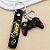 Chaveiro Emborrachado Controle De Video Game - Preto - 12cm - 1 unidade - Rizzo - Imagem 1