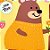 MIni Bloco Para Anotações Urso - Amarelo - 60 Folhas - 8x11,5cm - 1 unidade - Rizzo - Imagem 2