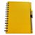 Bloco para Anotação De Couro com Caneta - Amarelo - 70 Folhas - 14,5x18cm - 1 unidade - Rizzo - Imagem 6