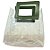 Sacola Transparente PVC com Alça Quadrada de Couro Verde Musgo - 15x15x10cm - 1 unidade - Rizzo - Imagem 5