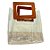 Sacola Transparente PVC com Alça Quadrada de Couro Marrom - 15x15x10cm - 1 unidade - Rizzo - Imagem 5